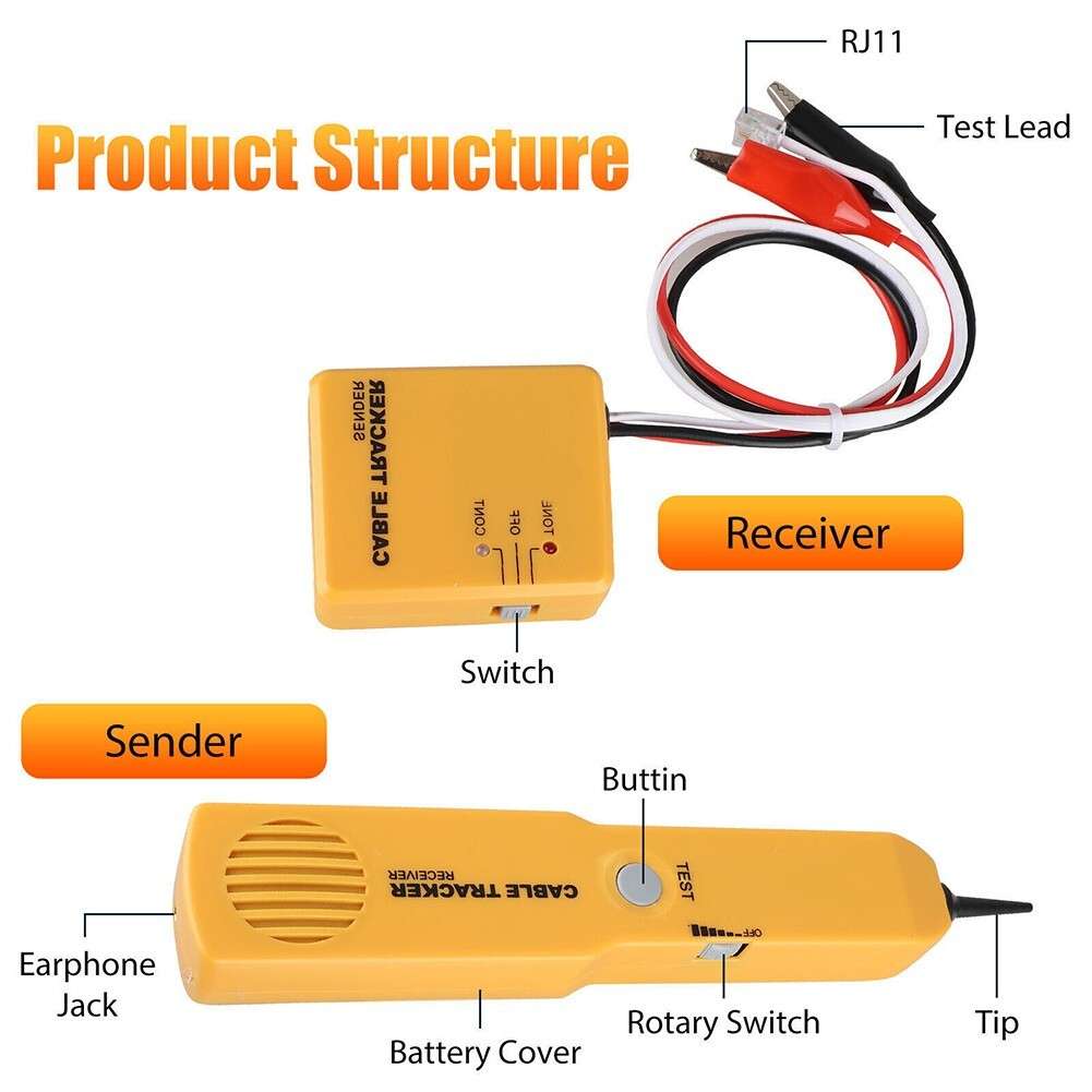 Reliable Electric Wire Tracer For Open Circuit And Short Circuit-Detection