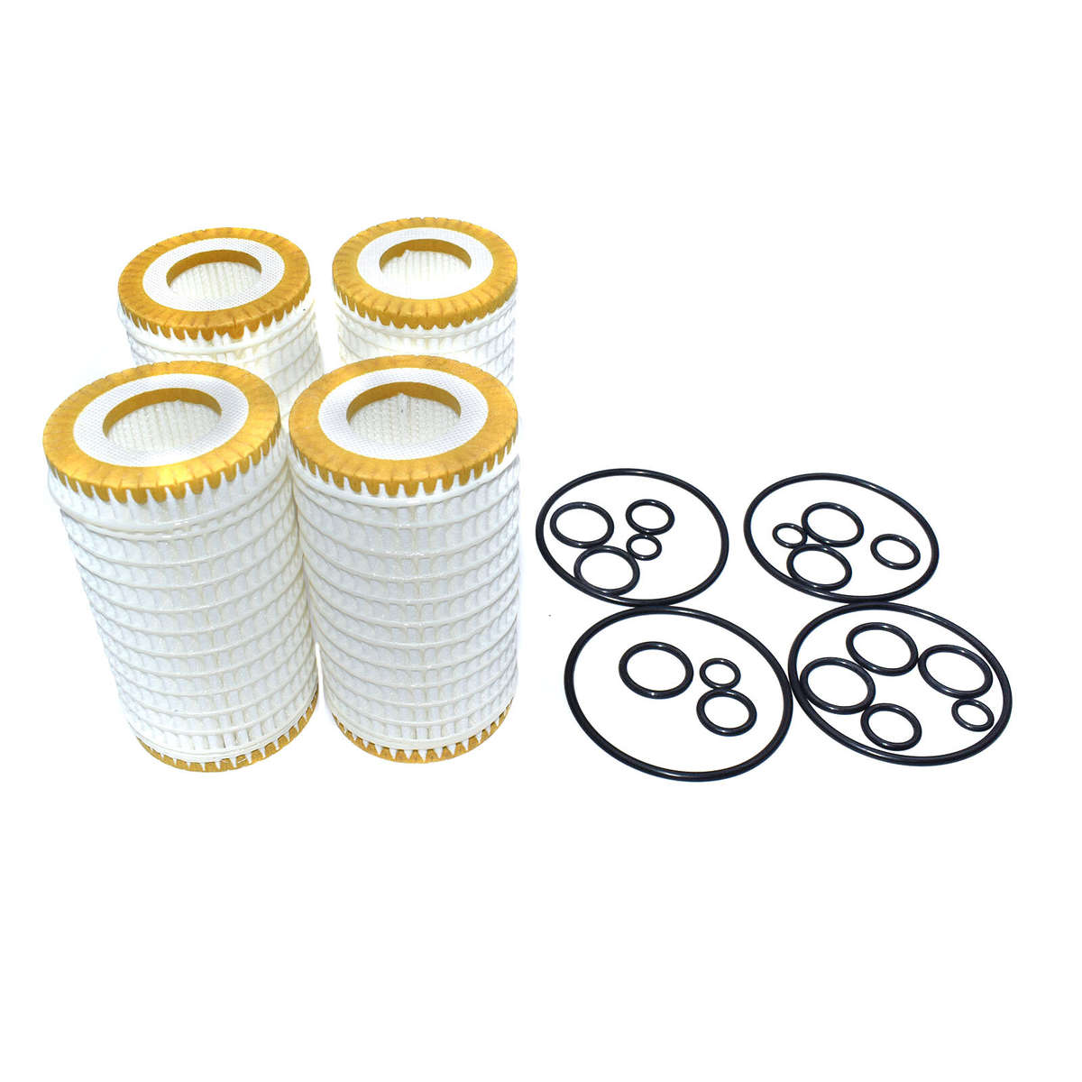 4 Sets For Mercedes E320 CLK320 Dodge Sprinter 2500 Oil Filter&Gaskets 5183748AA