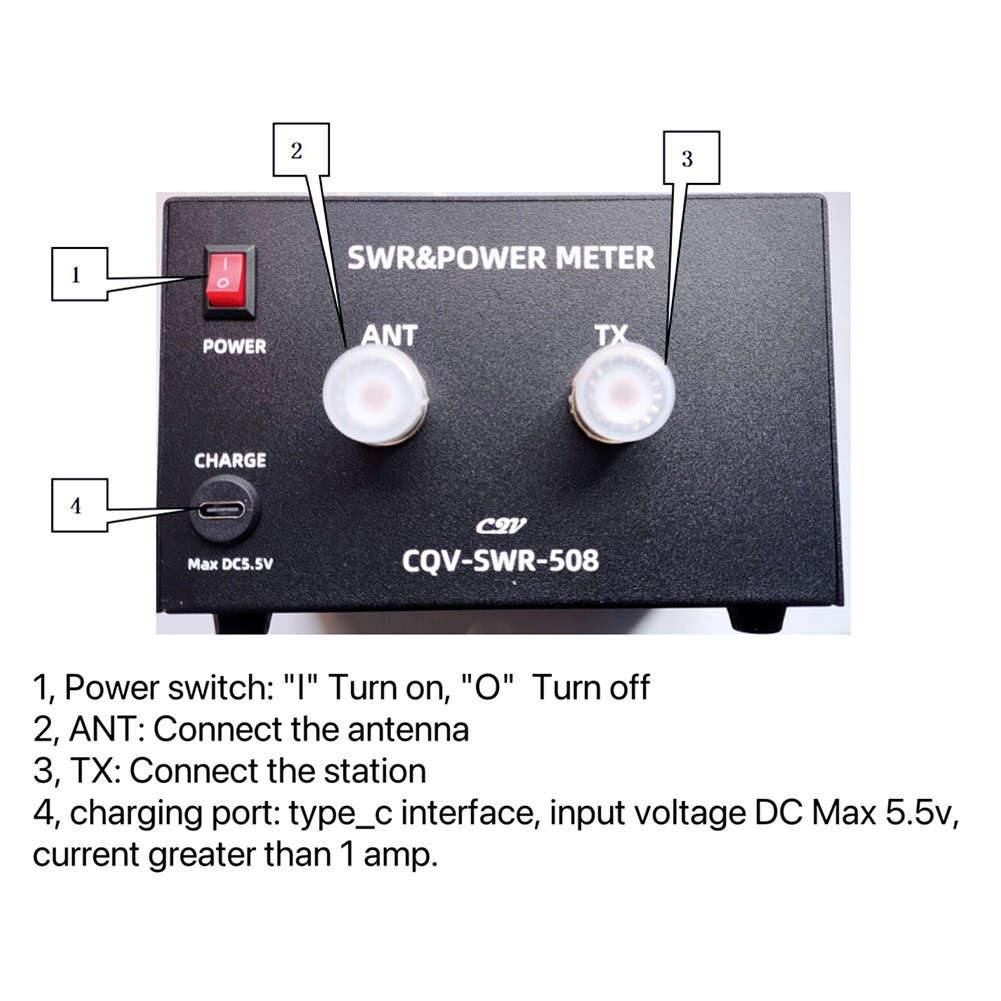Accurate Measurement Of Power And SWR With 1 854Mhz Standing Wave Meter