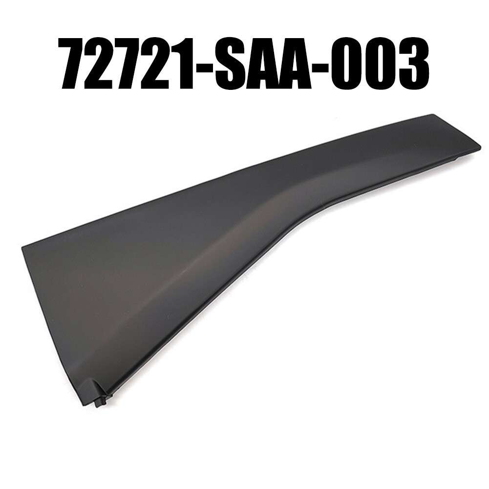 Black Right Rear Door Pillar Garnish For Honda For Fit 2007-2008 72721-SAA-003