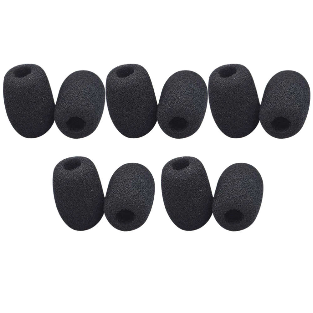 15 Pcs Mic Shield Wireless Microphone Lapel Headset Windscreen Sponge