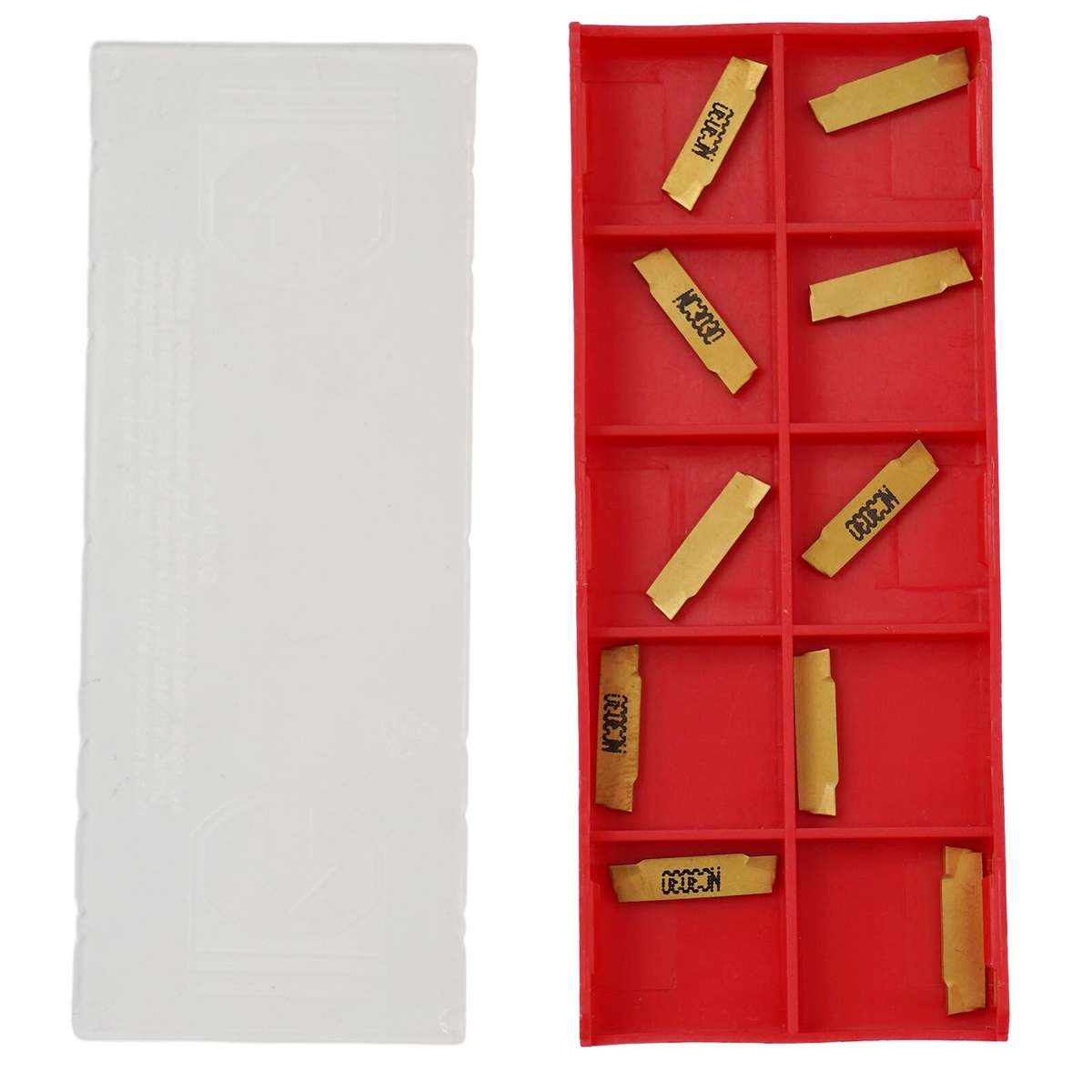10*MGMN200 Inserts + 1x MGEHR2020-2 20mm Lathe Grooving Parting Off Tool Holder