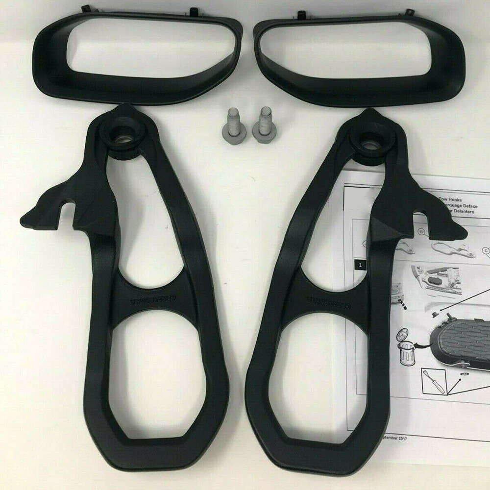 Front Tow Hooks Left & Right with Hardware 68272944AB for Dodge Ram 1500 19-20