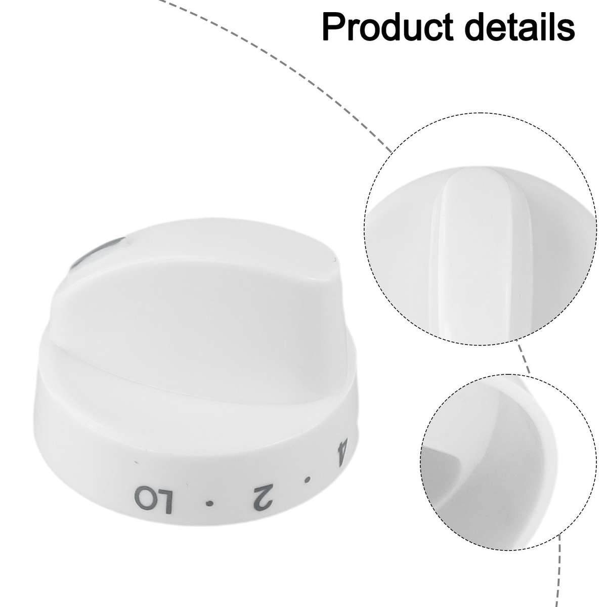 4 Pack Gas Range Knobs For Kenmore And For Sears Ovens Model 316442512