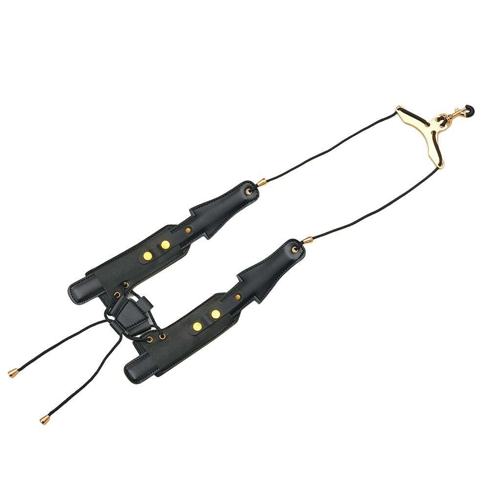 Saxophone Strap Leather Adjustable Shoulder Strap For Tenor Alto Sax-Accessorie