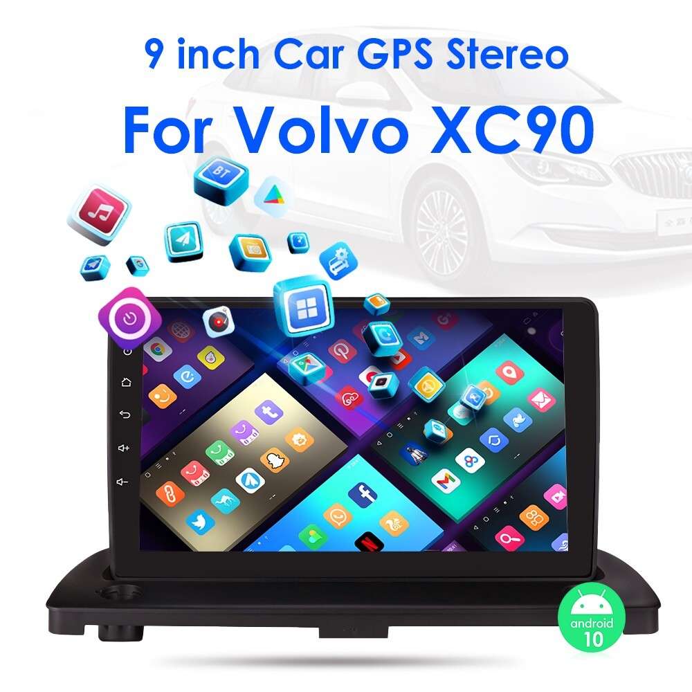 8-Core Android 12 Car Radio GPS Navi CarPlay For Volvo XC90 2004-2014 DSP Stereo