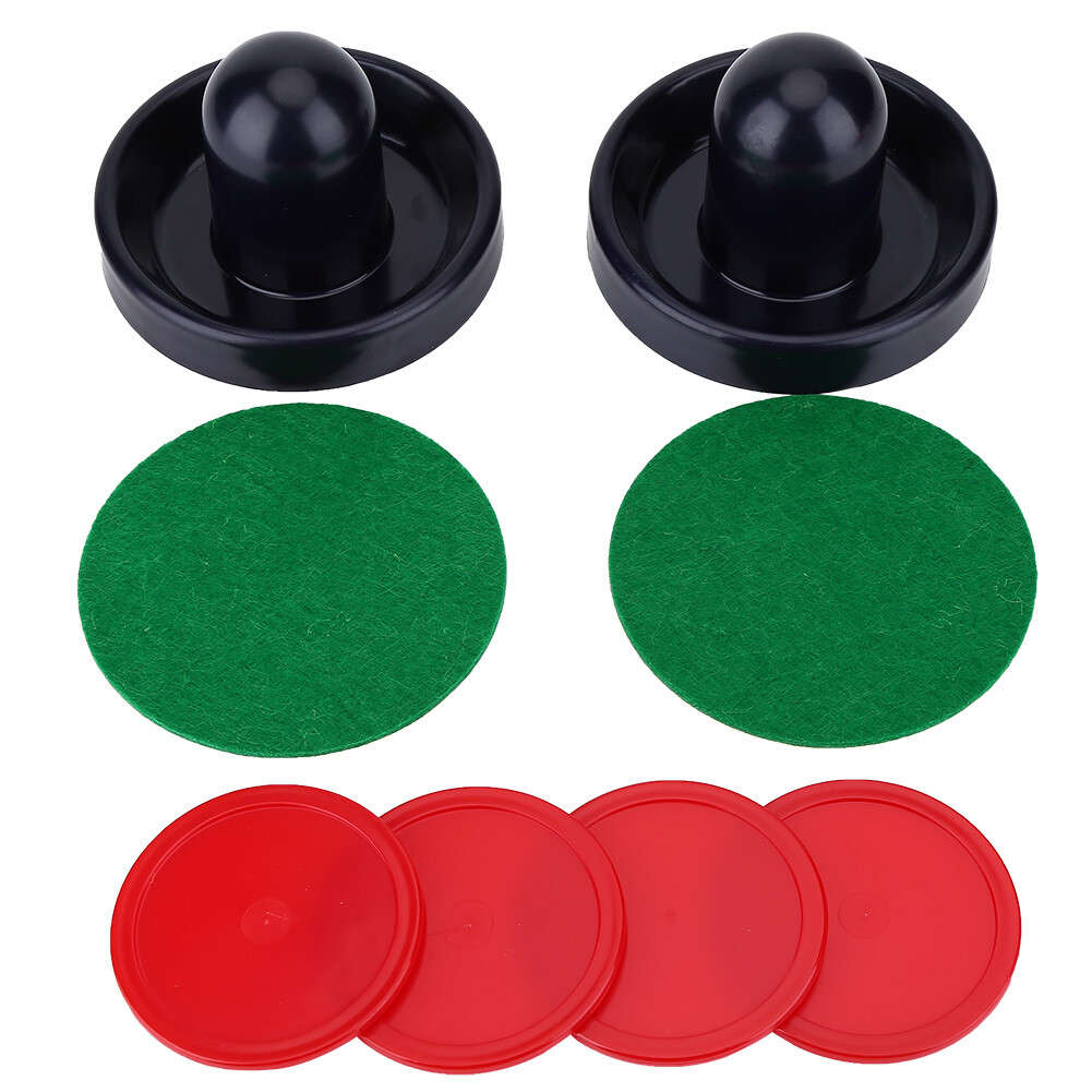 Plastic Goalies Ice Hockey Pushers Pucks Set Replacement For Tables Game CH