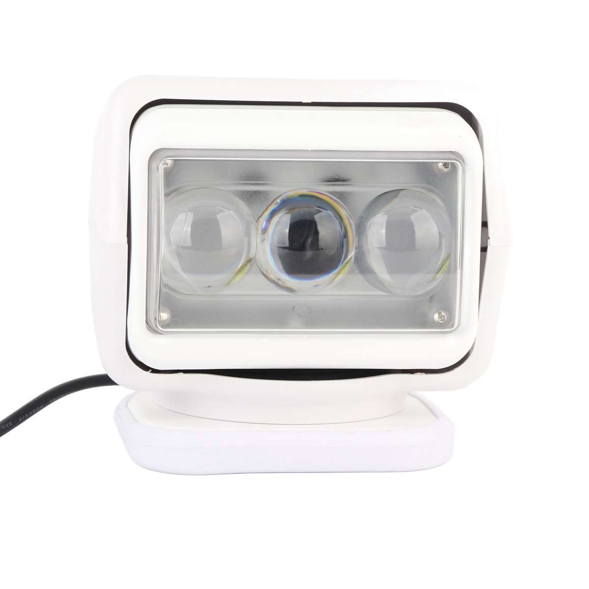 Car Auto LED Remote Control Searchlight Single Row For Ship OffRoad Vehicle