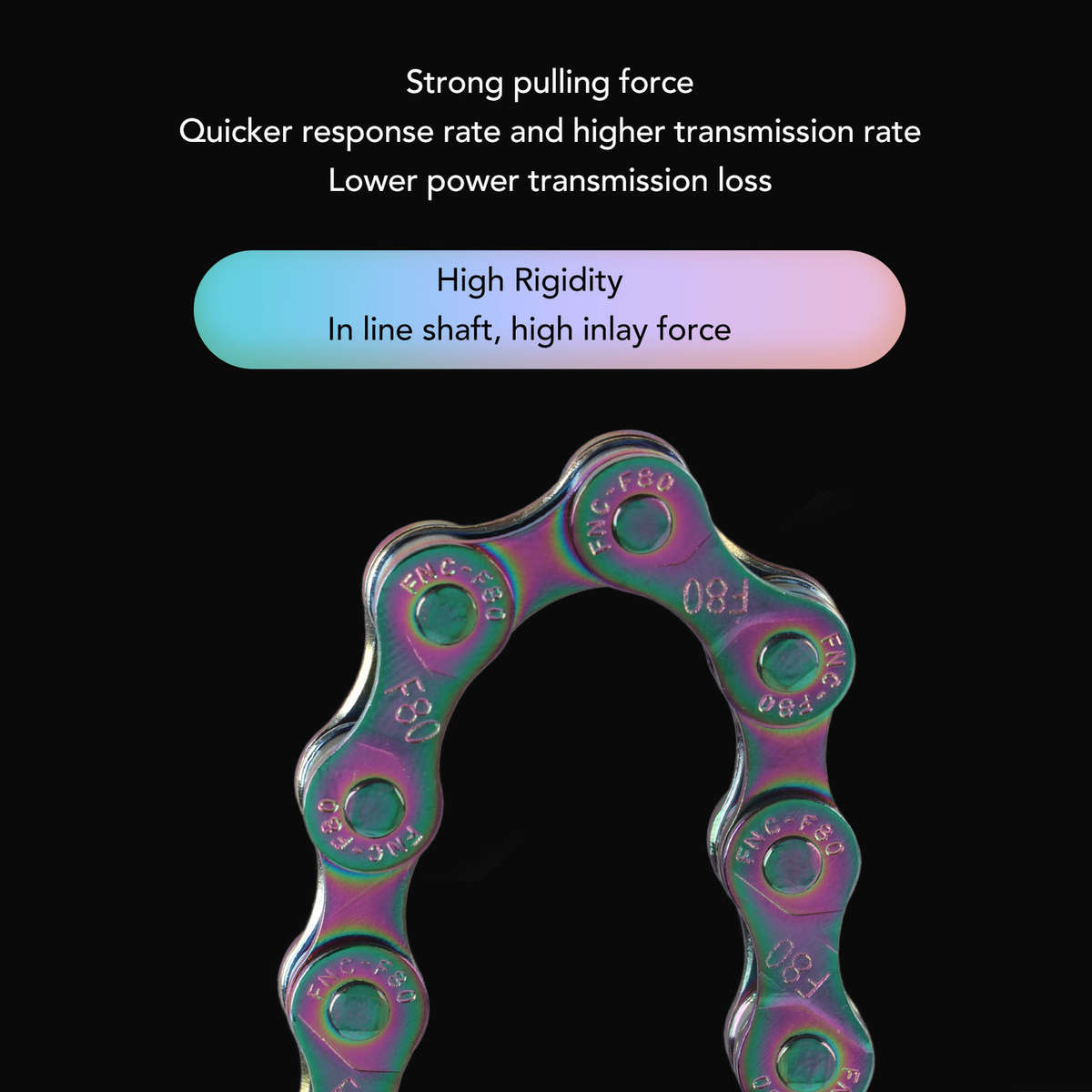 Bike Chain Rust Proof Sensitive Colorful Electroplating 6 7 8 Speed Chain CW