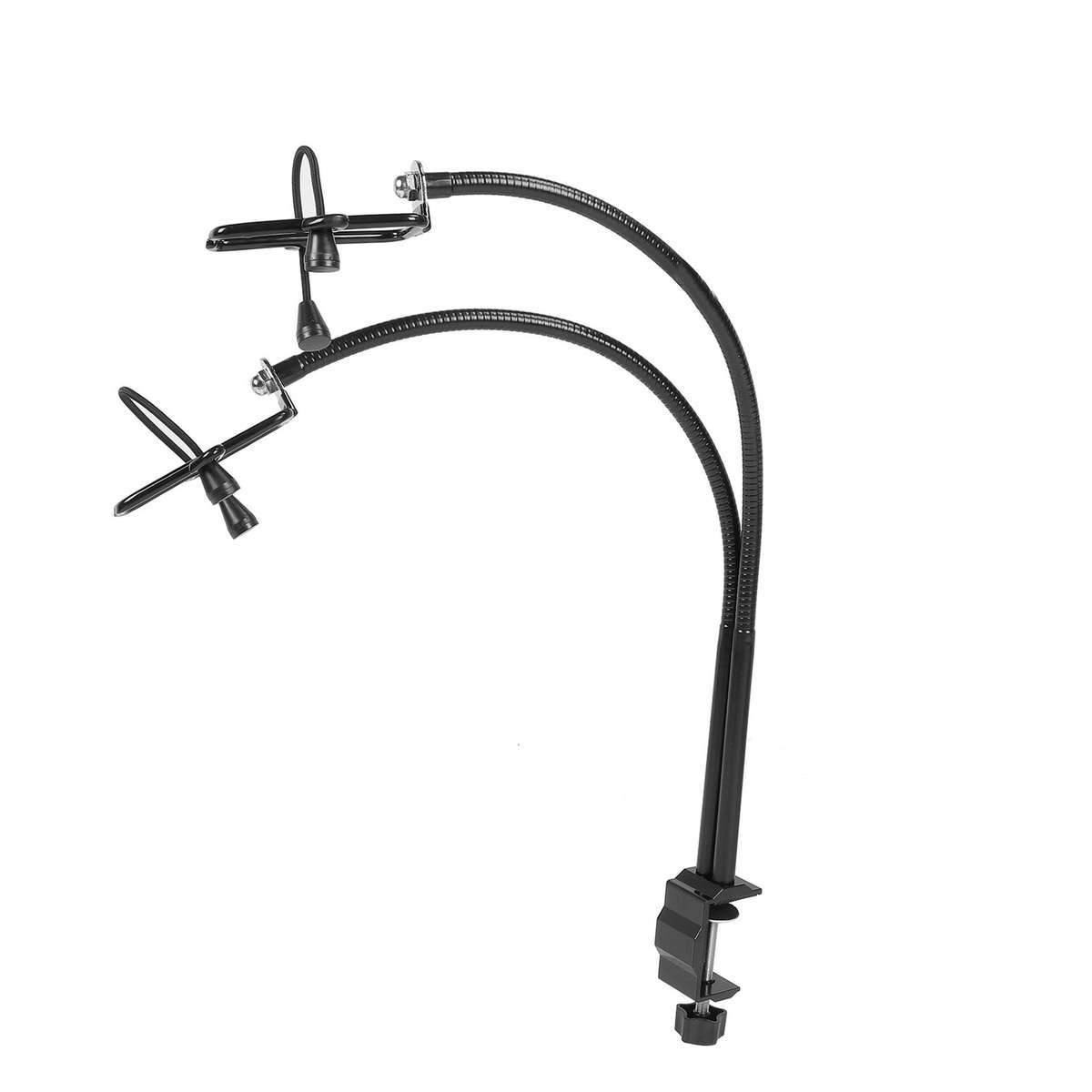 Dual Head Pet Grooming Clamp Hair Dryer Stand Hose Tube Holder Adjustable St CHW