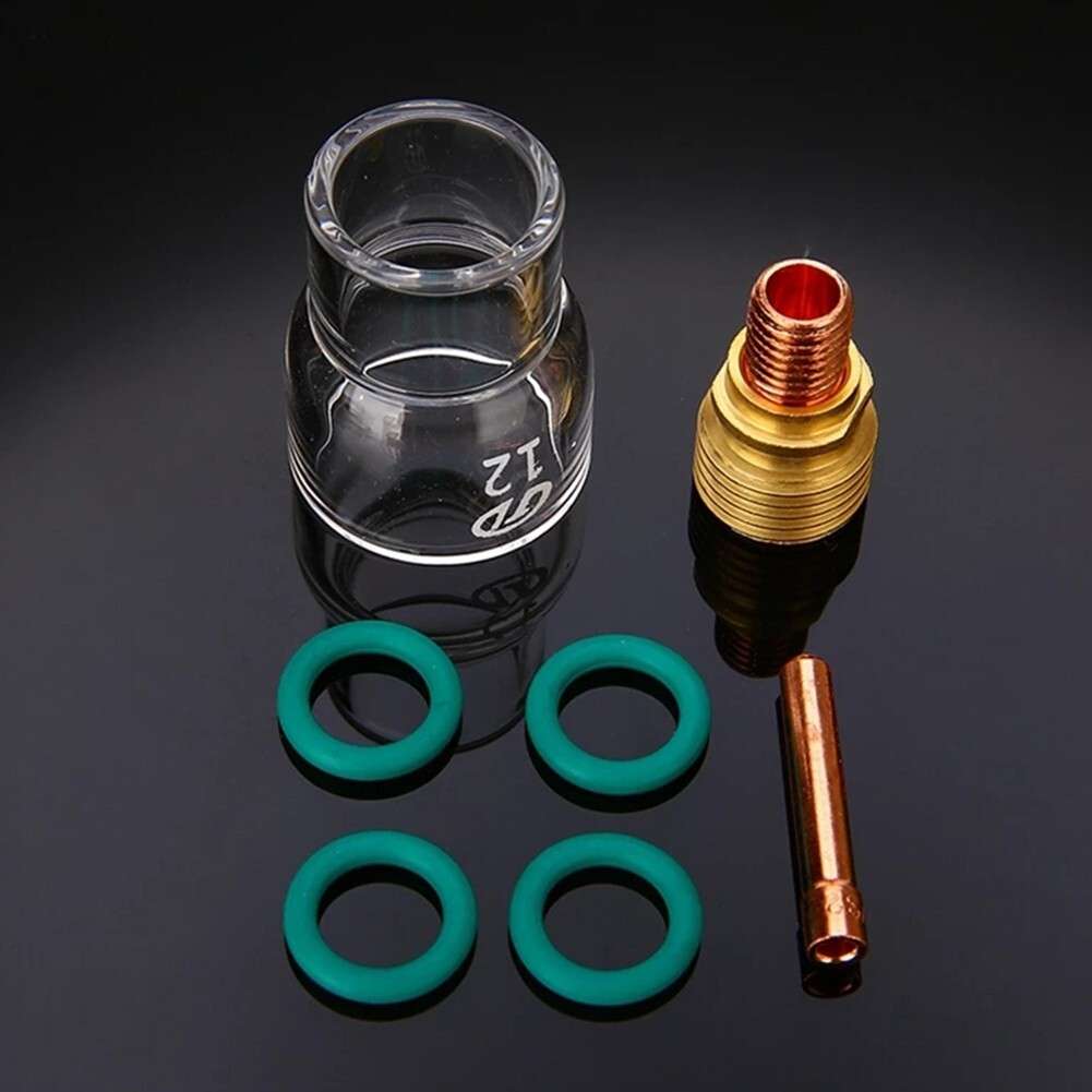 7Pcs Torch TIG Welding Gas Lens #12 Cup For WP9 20 25 24 WP17 26 18