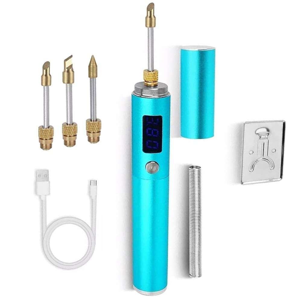 Rechargeable Soldering Iron Supports Charging While Using Auto Shutdown
