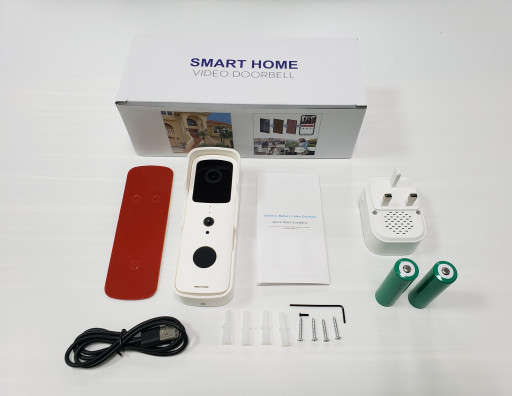 Two-Way Doorbell WiFi Video Smart Talk Door Bell Ring 1080p HD Security Camera