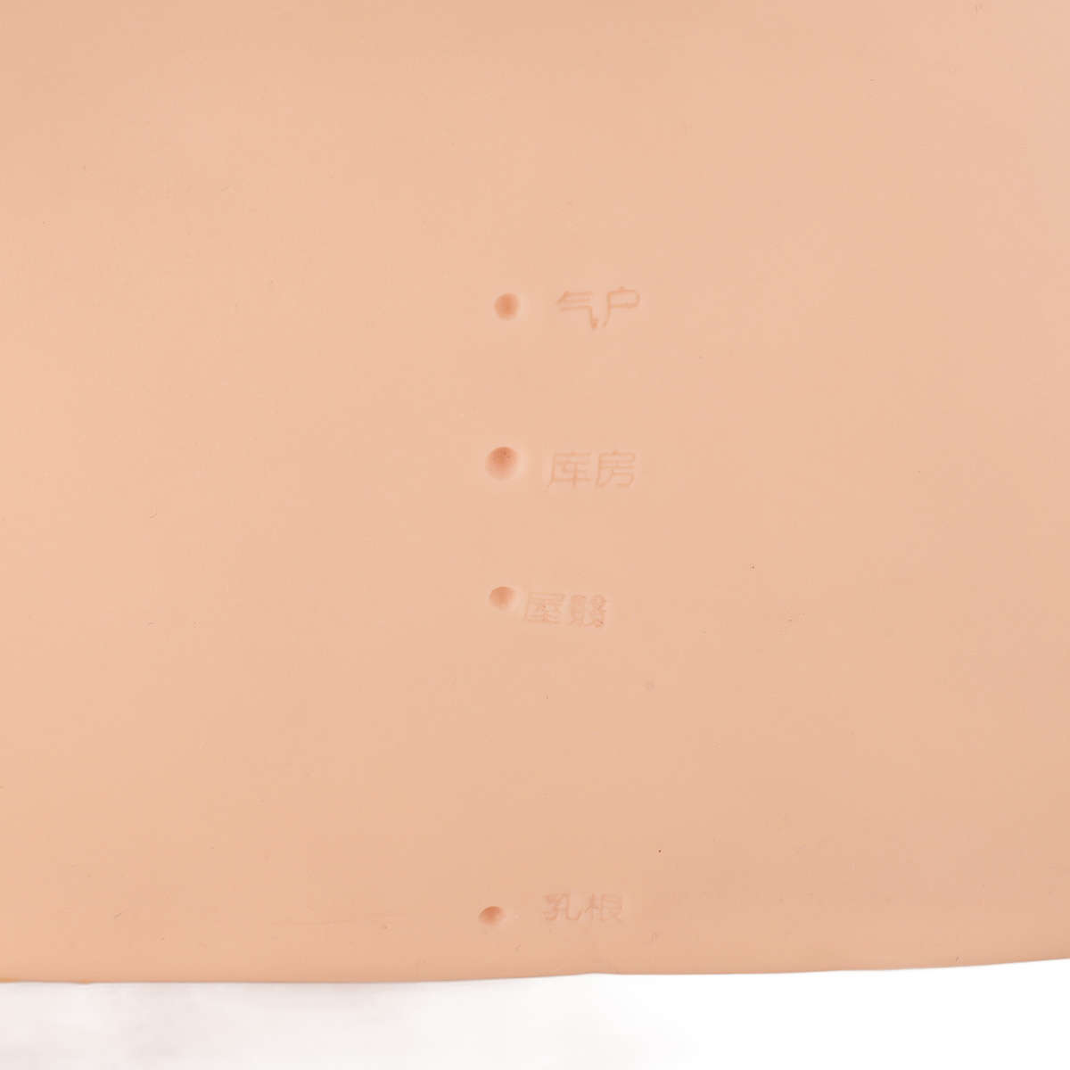 Bald Cosmetology Mannequin Head Soft Silicone Acupuncture Makeup E CHW