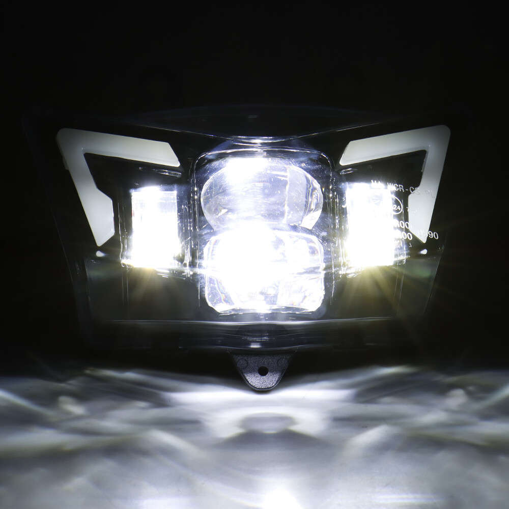 LED Headlight E24 Appproved For Kawasaki KLX 125 2010-2017 450R 2008-2023