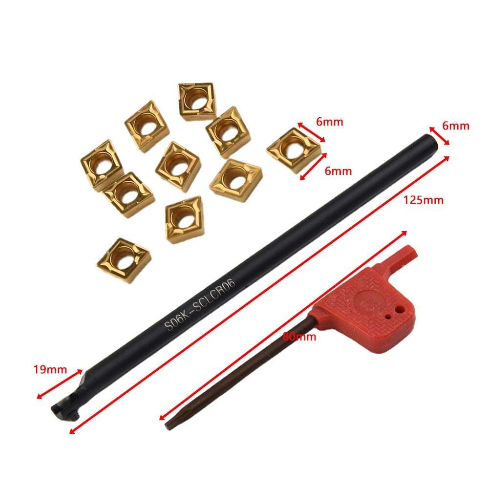 Turning Tool Steel Boring Bar Holder Lathe Cutter Milling Carbide Insert,Durable