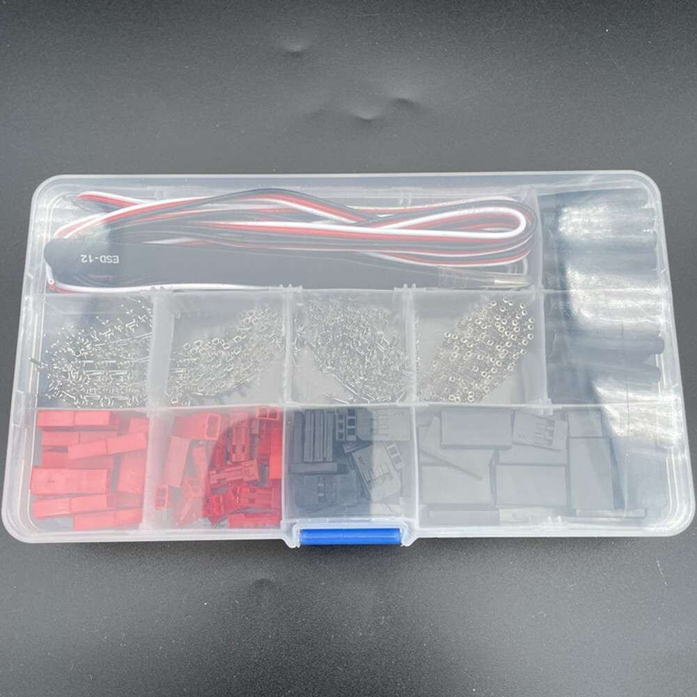 Futaba And JR Compatible Server Connector Kit 40 Sets With Tweezers