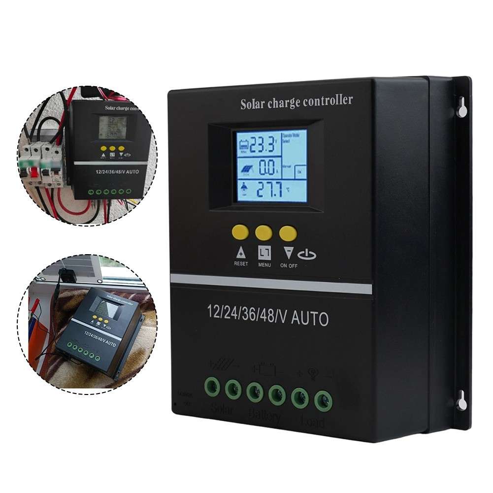 200A Solar Charge Controller With LCD And USB Ports For Efficient Power Usage
