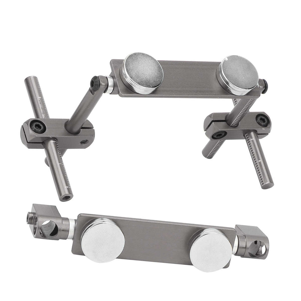 TI Aluminum Magnetic Invisible Body Shell Mount Kit For HSP 1/10 RC RacE CW