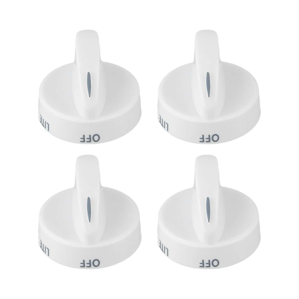 4 Pack Gas Range Knobs For Kenmore And For Sears Ovens Model 316442512