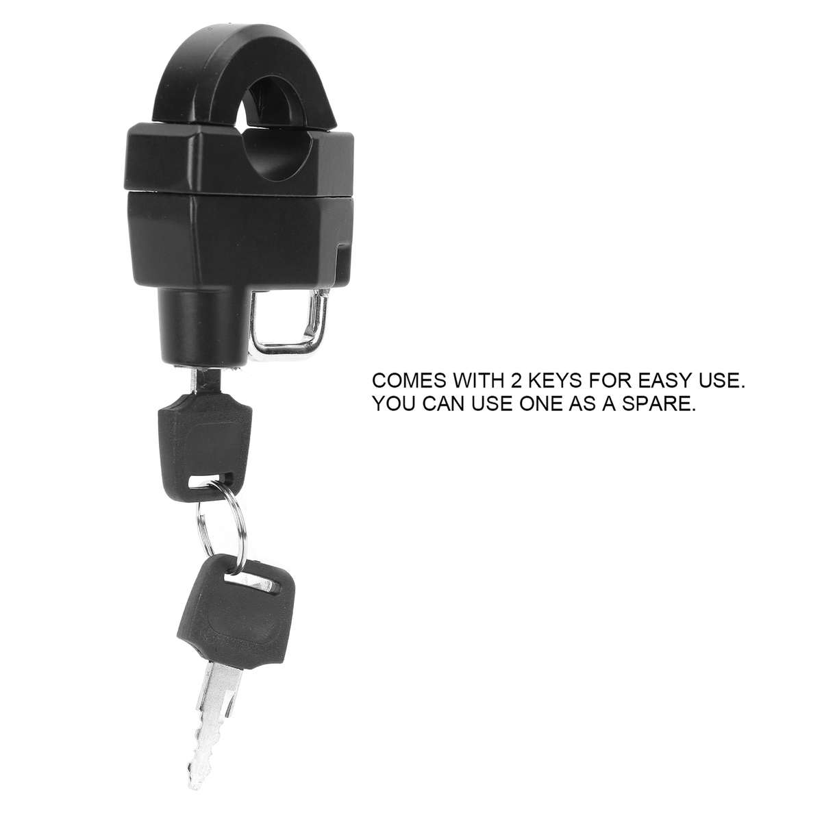 Car Auto Motorcycle Helmet Lock Keys AntiTheft Holder Security Parts For Most
