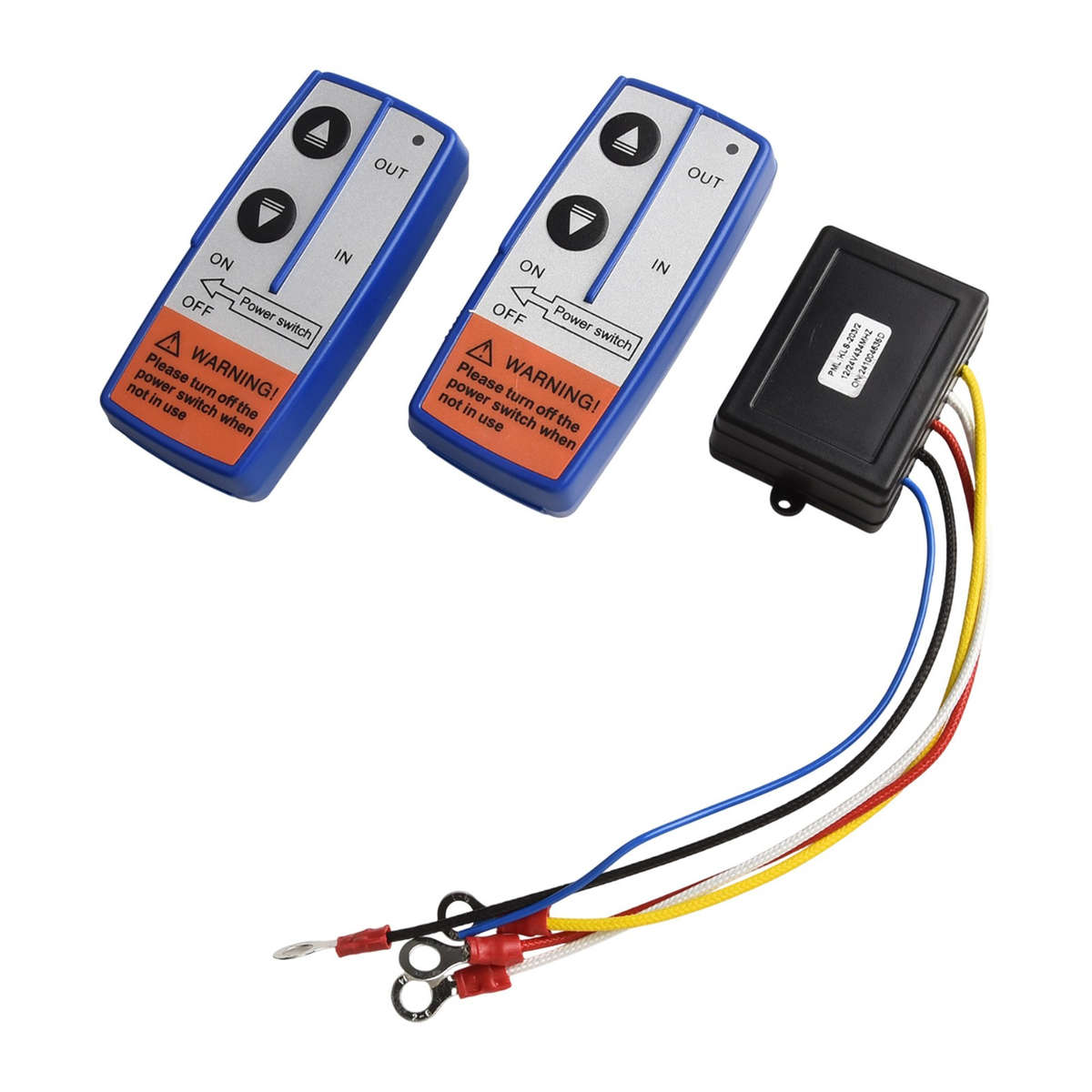 12V Wireless Winch Remote Control Kit With 2 Remotes For Winching Tasks