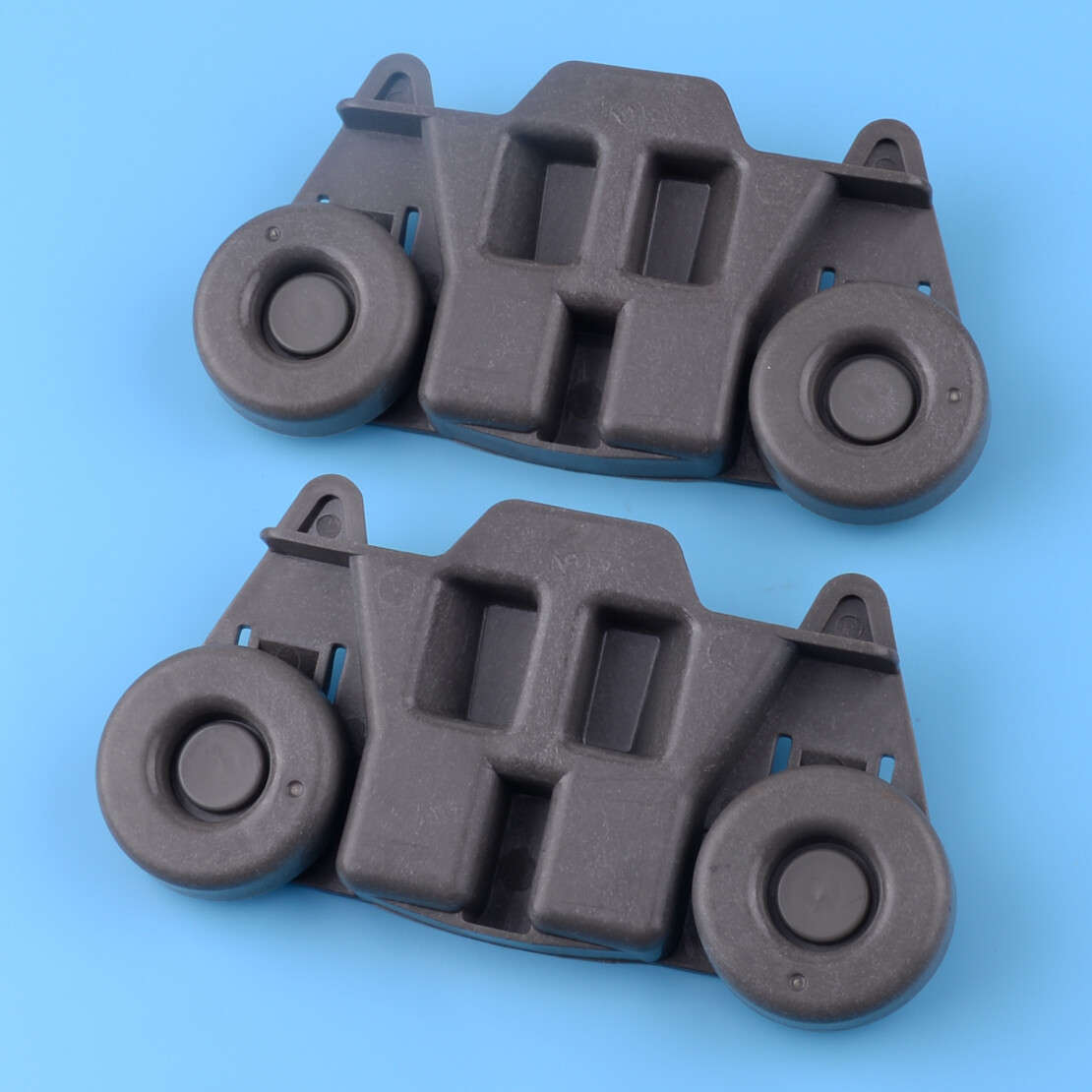 2pcs Lower Dishwasher Wheels fit for Jenn-Air Amana W10195416V Dark grey