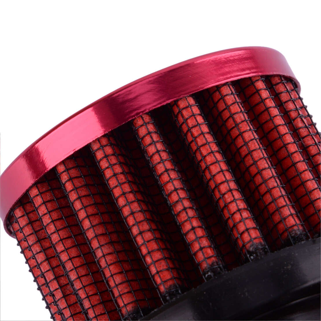 Universal 25mm Dia Air Filter Cleaner with Clamp for Motorcycle Car Truck 1pc