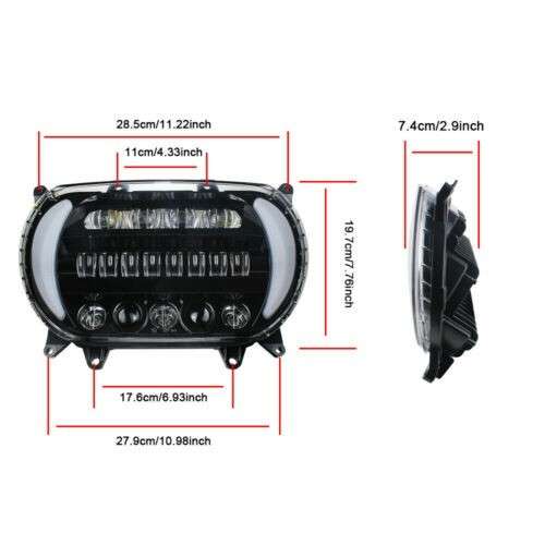 For Road Glide 2015-2022 LED Headlight LED Headlamps with Turn Singal Plug&Play