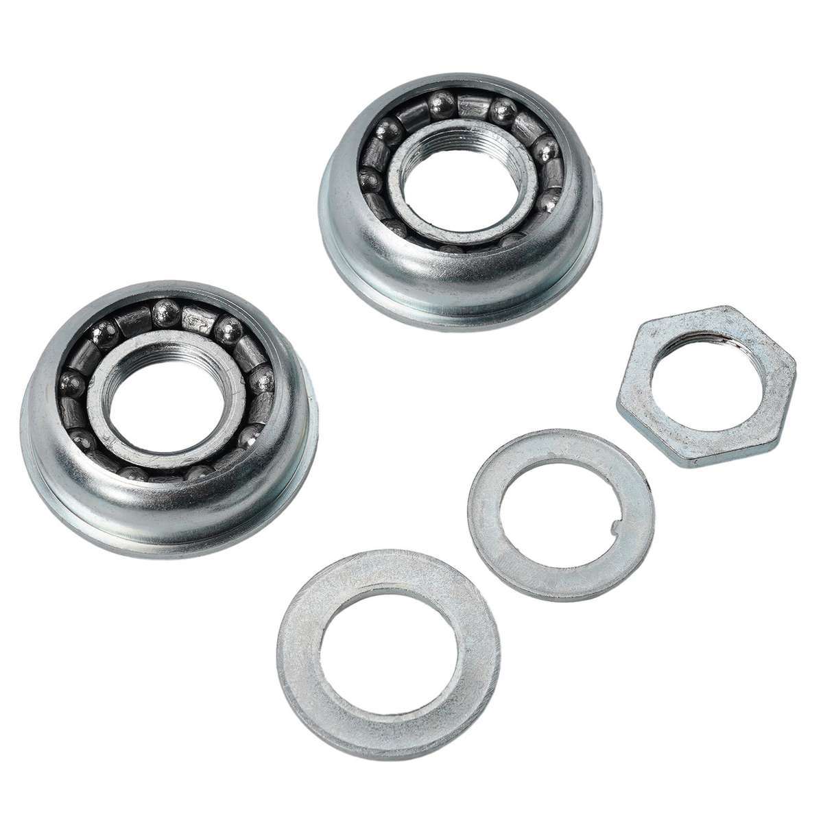Bike Bicycle Bottom Bracket BB Cup Bearing Set For Large Shell 1 Piece Crank