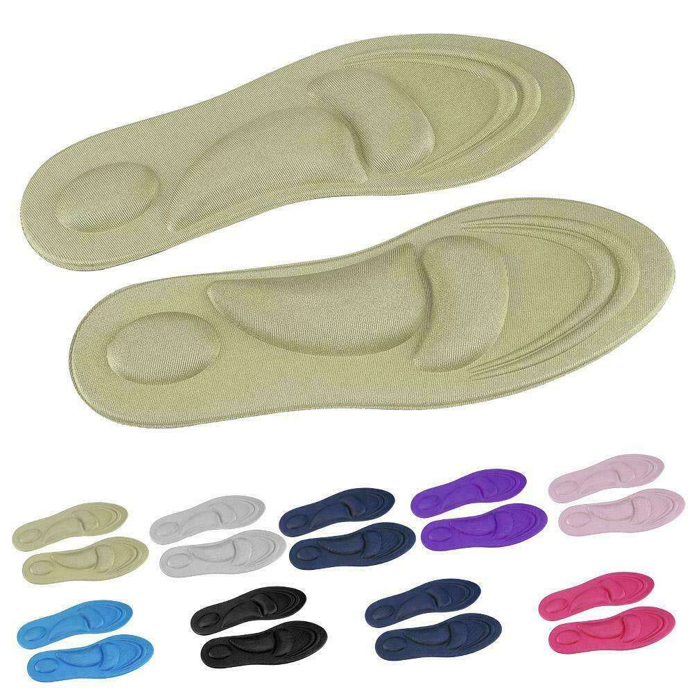Orthotic Insoles Flat Feet Arch Support Memory Foam Shoes Insert Pad Comfor CW
