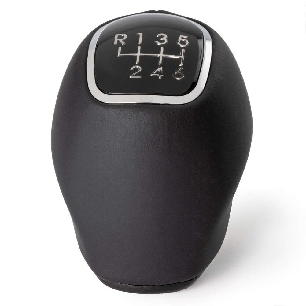 1X Leather Gear Shift Knob Lever 6-Speed For KIA 2012-2015 RIO RIO5 437113W400HU