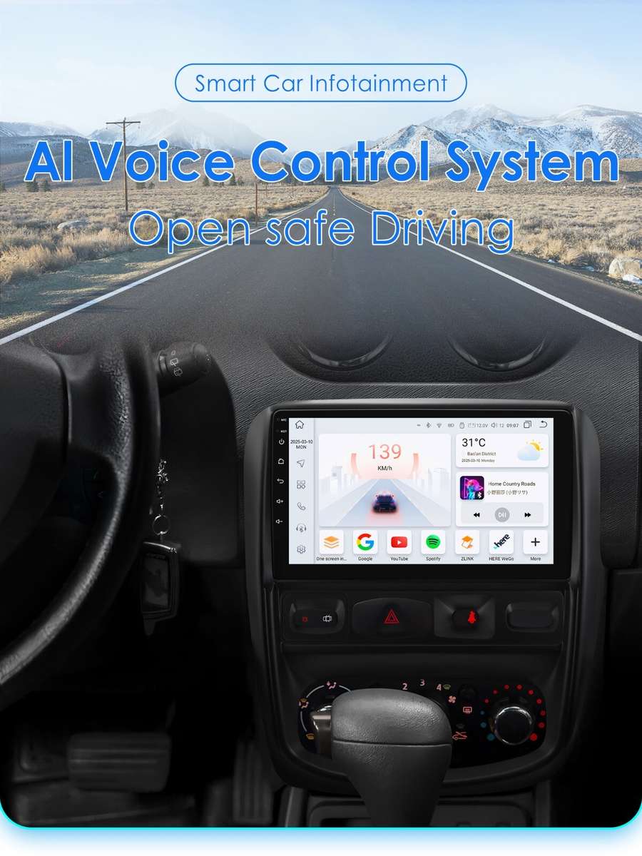 Android 14 CarPlay Navi For Renault Duster 2010-2015 Stereo Radio GPS WiFi 2+32G