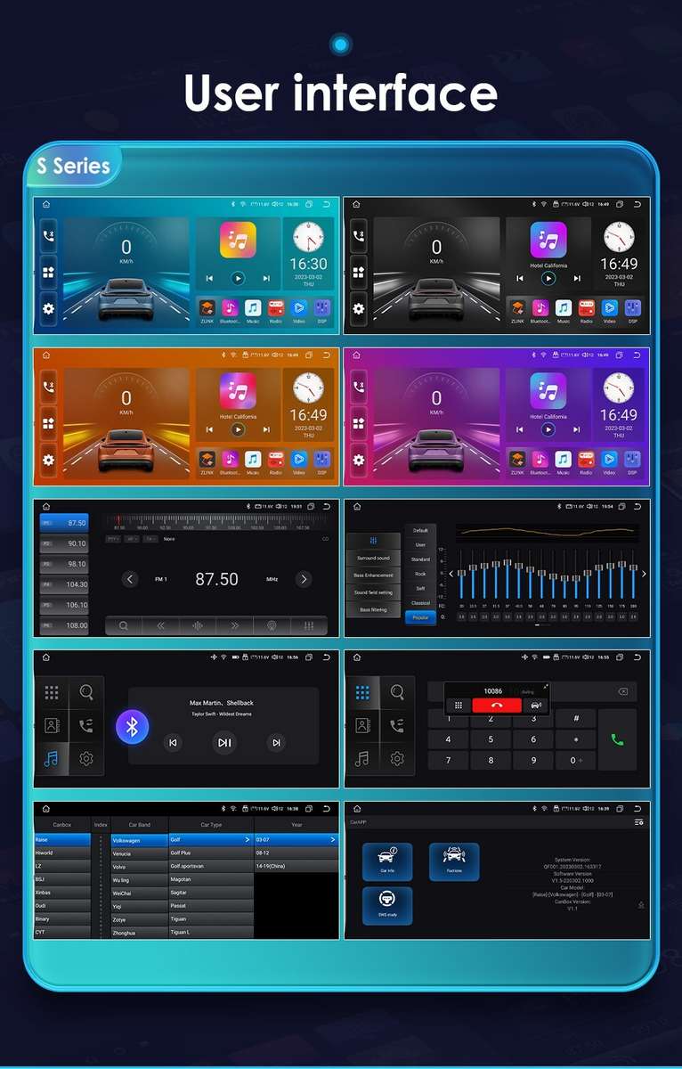 6+64G For Mazda 3 2010-2013 Android12 DSP 10.33"Car Radio Sat Navi Carplay BT5.0