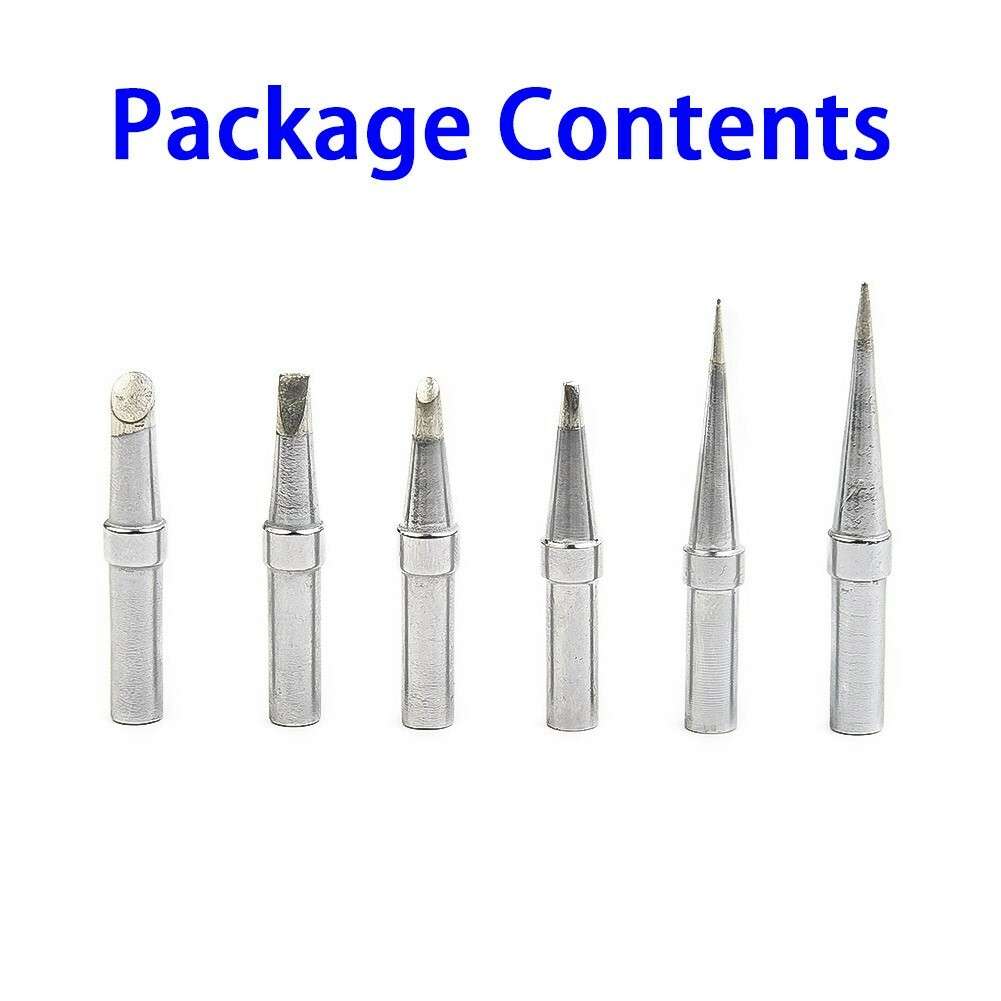 6*Replacement ET Soldering Iron Tips For Weller WE1010NA/WESD5