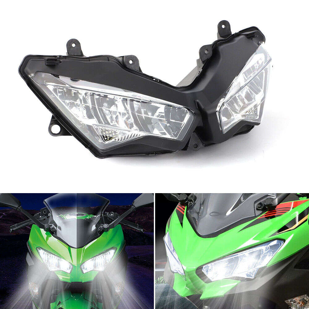 For Kawasaki NINJA 400 250 650 Versys ZX6R LED Headlight Assembly Headlamp DRL