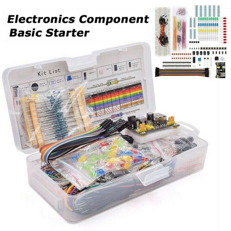 830 Breadboard Cable Resistor Electronics Component Starter Kit For-Arduino