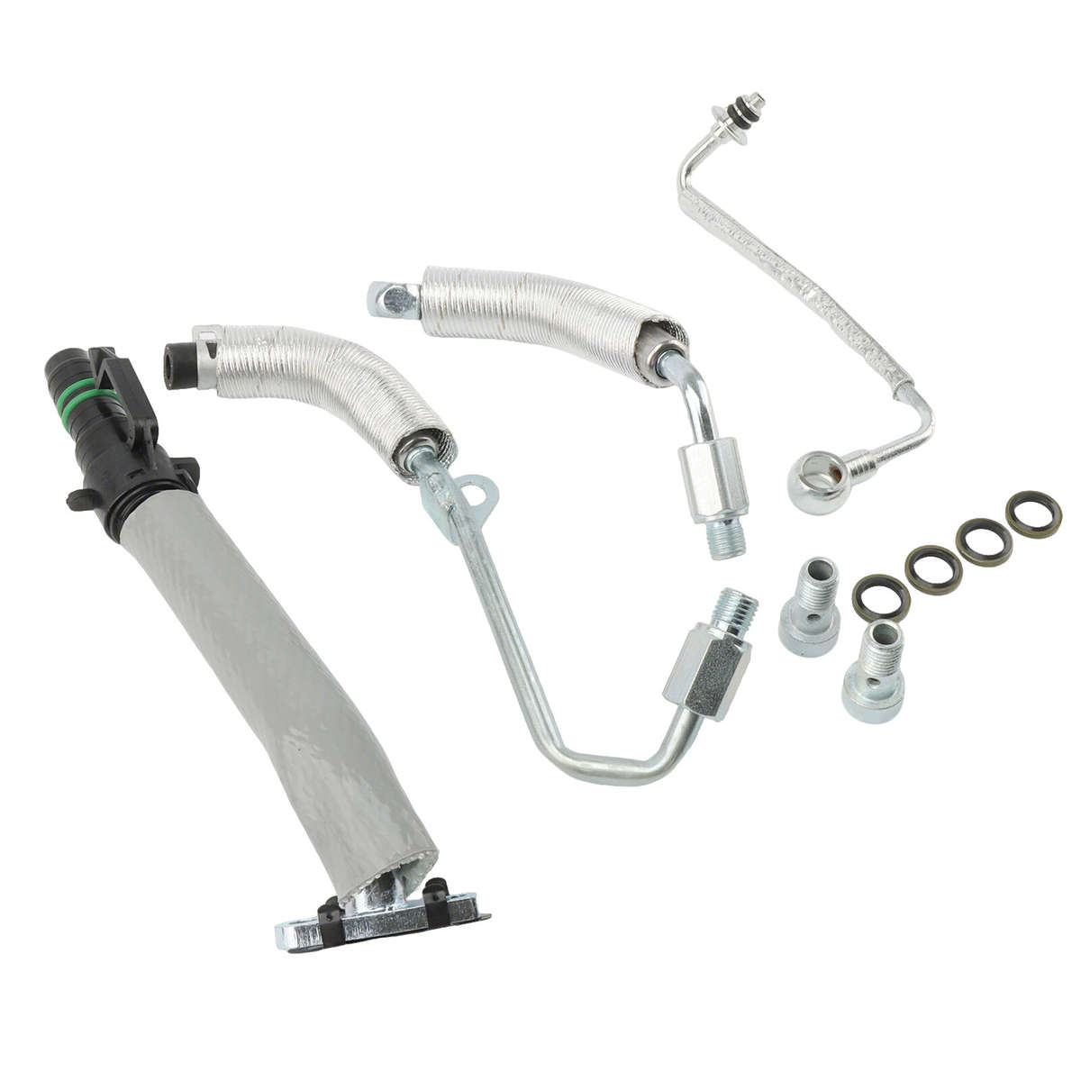 4Pcs For Cruze Sonic Trax Encore 1.4L Turbo Oil Return Drain & Oil Feed Pipe Kit