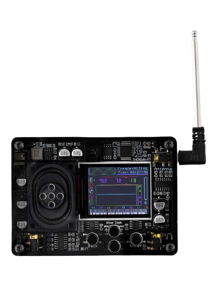 Mini Theremin Musical Electronic Instrument With Color Screen And Functions