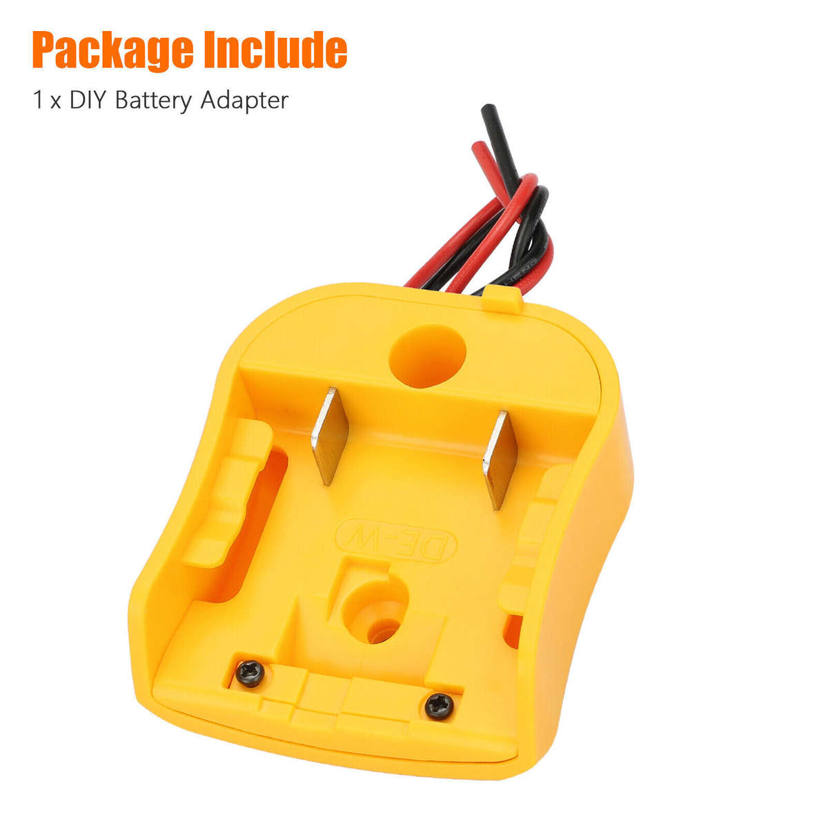 for DeWalt 10.8-12V 14AWG Power Connector DIY Battery Adapter Holder Dock Wheels