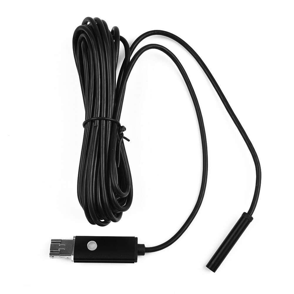 5M-Pipe Inspection 7mm Camera-Plumbing Waterproof USB Drain Endoscope Sewer
