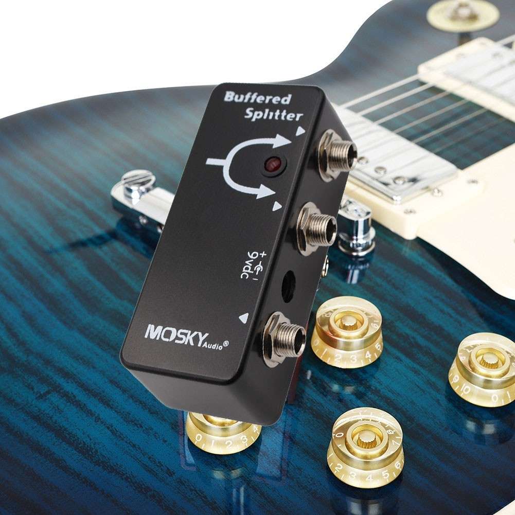 Guitar Buffered Splitter Pedal Ensures Pristine Tone And Powerful Signal