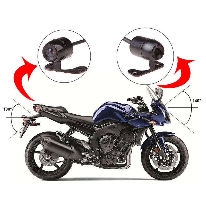 Set 3" LCD Dual Camera Motorcycle DVR Video Recorder Driving Camcorder Neu