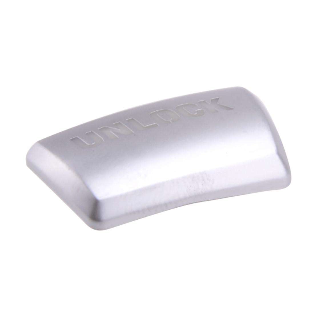 Silver Gear Shift Knob "Unlock" Button Trim Fit For BMW 3 5 7 Series X3 X4 X5 X6