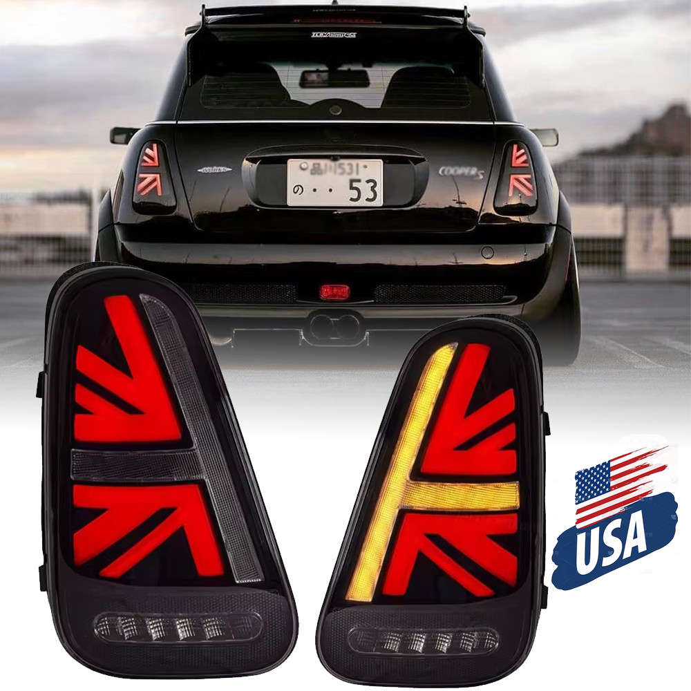 LED Tail Lights Brake Lamps For 2002-2006 BMW Mini Cooper R53 R52 R50 Left+Right