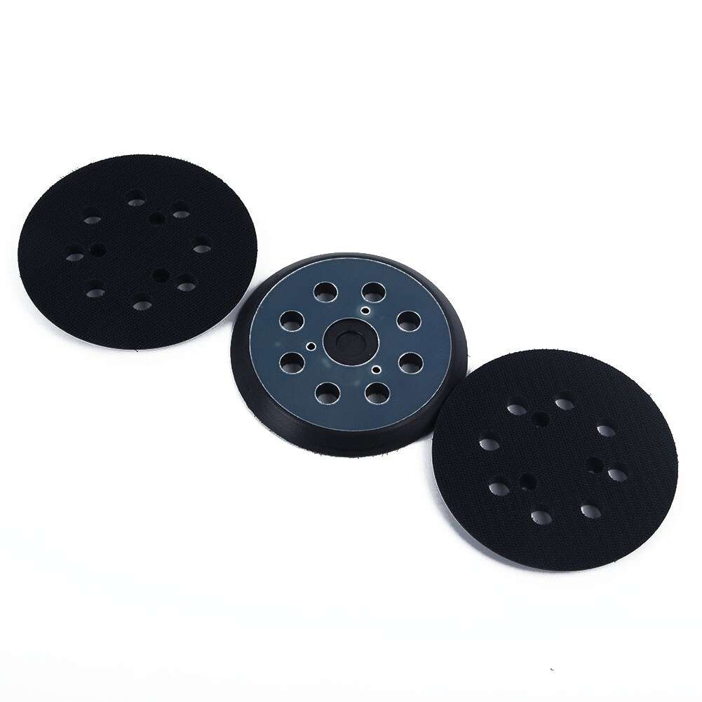 3pcs 125mm Sanding Base And Pad For Random Orbit Sander Replacement Parts