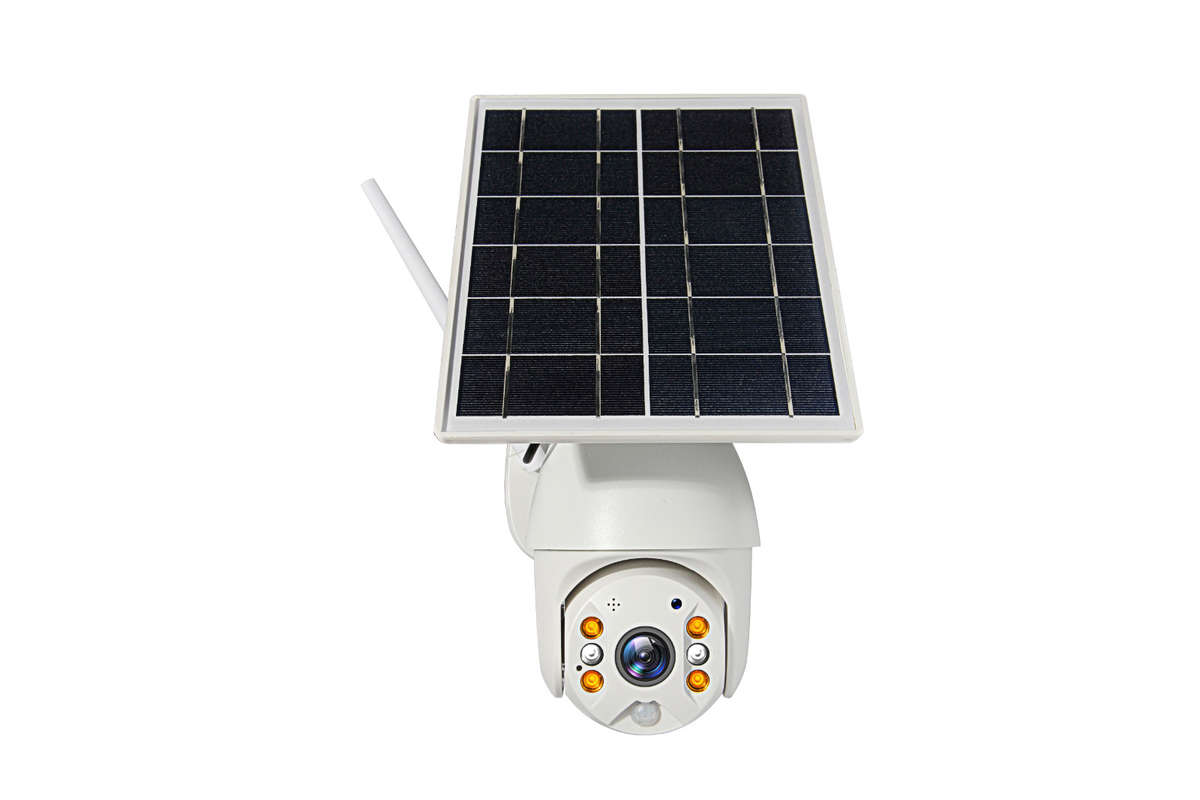 24/7 Solar Powered 4G Security 128GB Flood Light LED PTZ Home Camera Outdoor