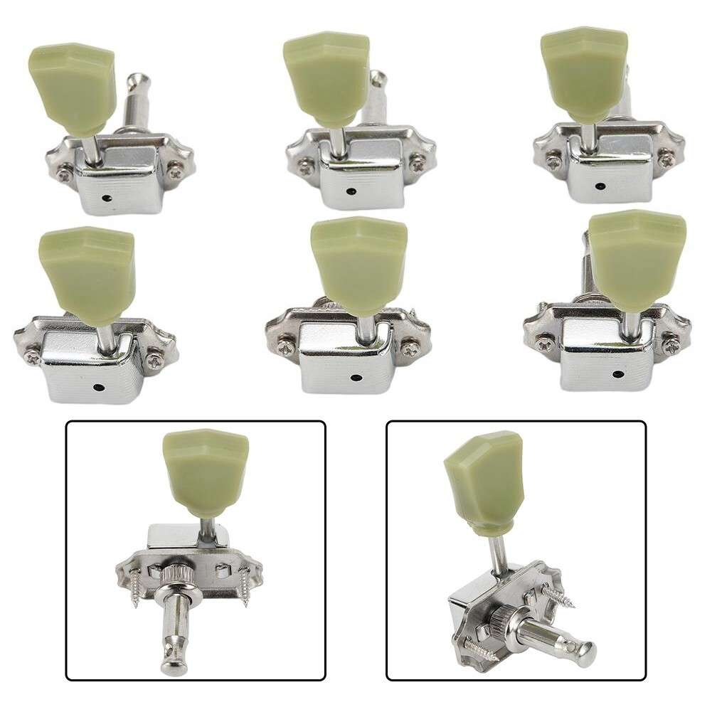 3R+3L Deluxe Guitar Tuning Pegs Keys Machine Heads Tuners For Gibson Style Kit