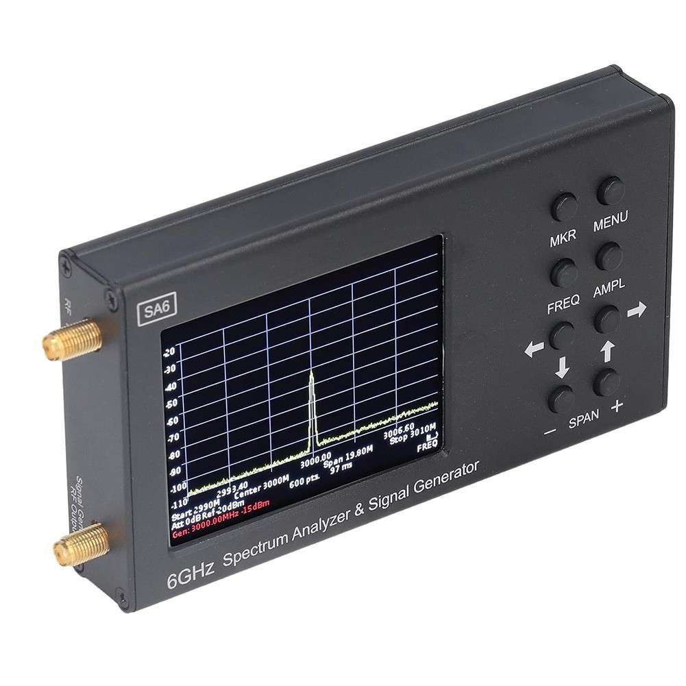 SA6 6GHz Spectrum Analyzer Signal Generator RF Signal Wi-Fi 4G LTE CDMA GSM GPR