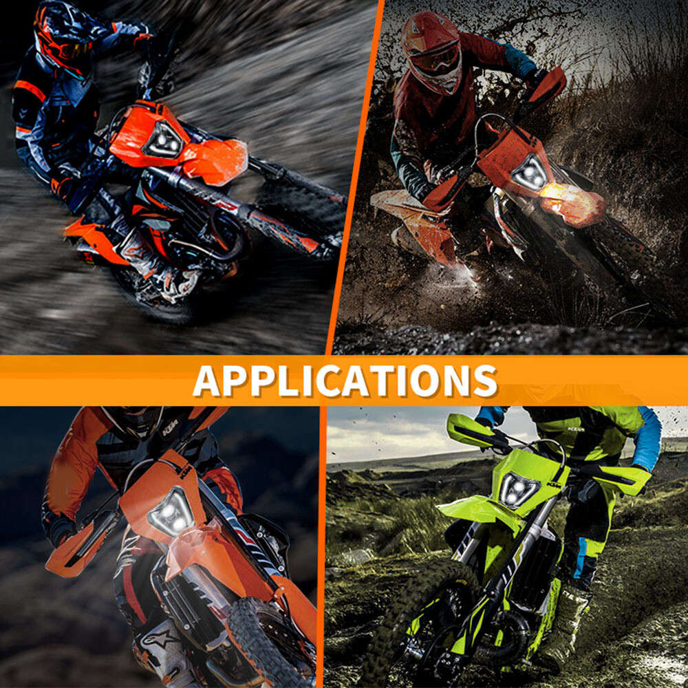 LED Headlight Hi/Low Beam For KTM 200 250 300 450 500 XCW 350 EXC-F XCF-W